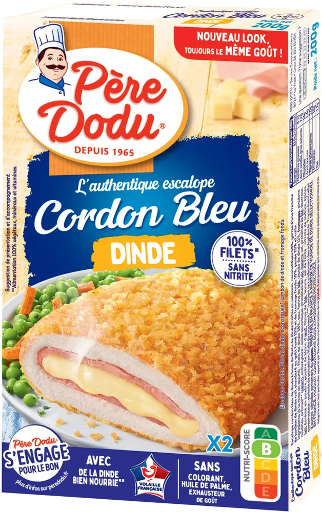 L'authentique escalope cordon bleu de dinde 100% filets
