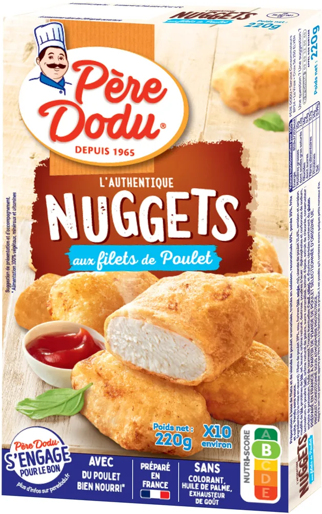 L'authentique nuggets aux filets de poulet