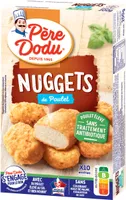 Nuggets de poulet elevé sans traitement antibiotique