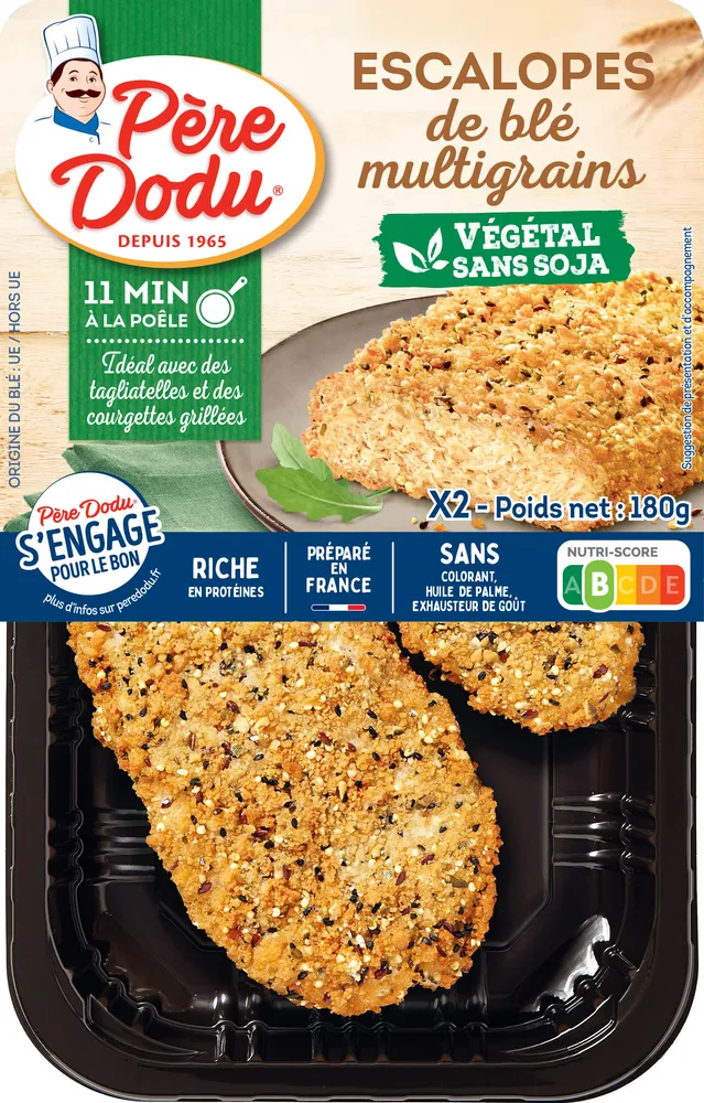 Escalope de blé multigrains