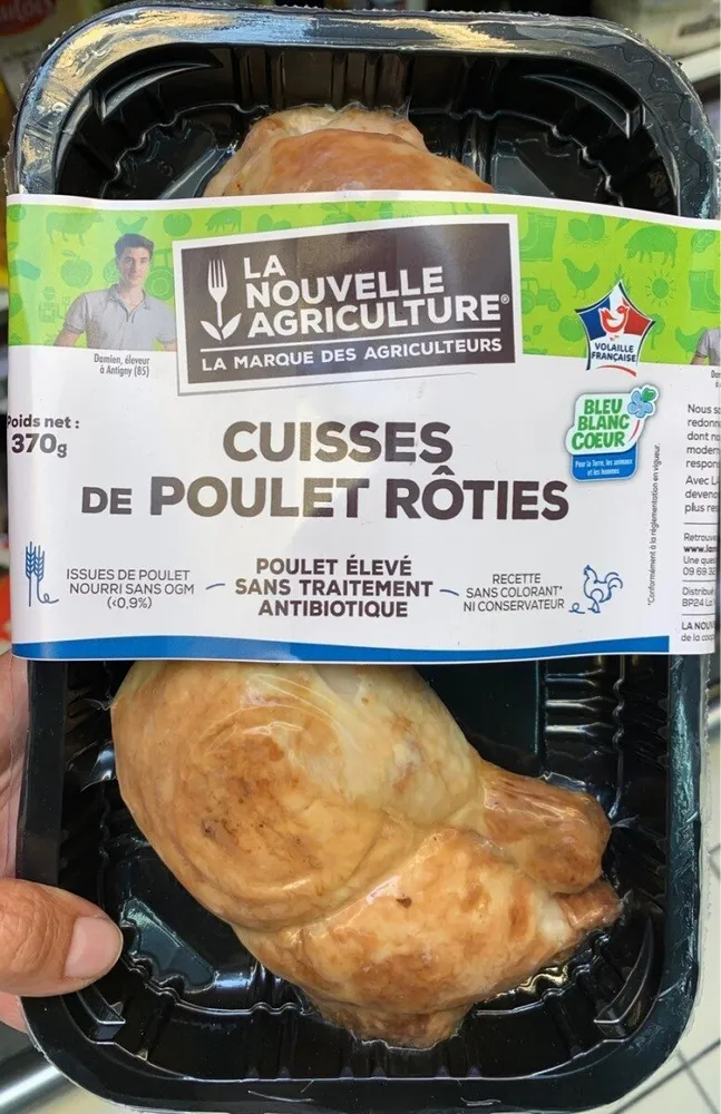 Cuisses de poulet roties