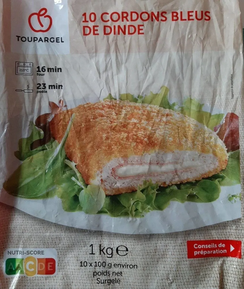 Cordons bleus de dinde