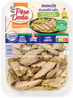 Eminces de filets de poulet huile d'olive & pointe de basilic