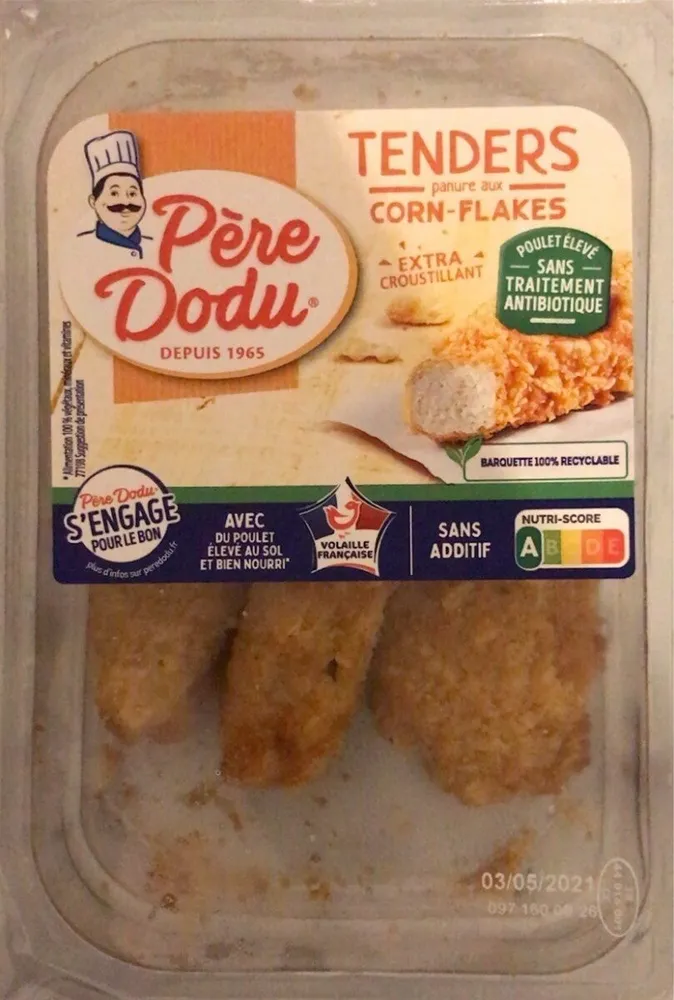 Tenders panure aux corn-flakes