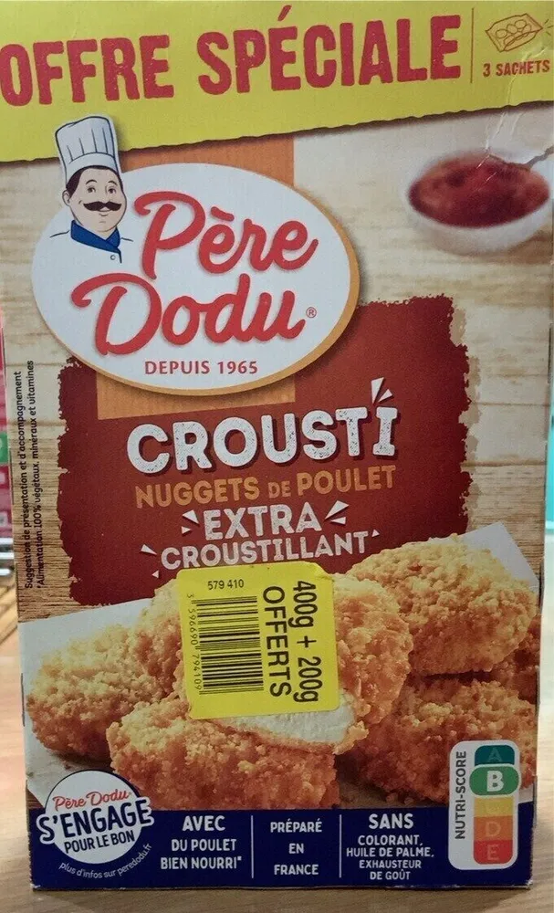 Crousti Nuggets de poulet extra croustillant