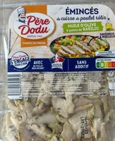 Émincés de cuisse de poulet rôtis huile d'olive & basilic
