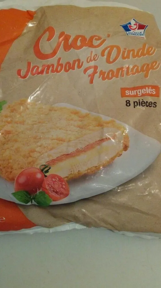 Croc' jambon de dinde fromage