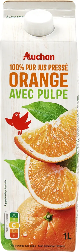 100 % Pur jus PRESSé - orange - avec pulpe
