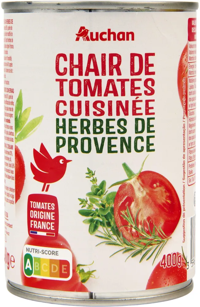 Chair de tomates cuisinée herbes de provence