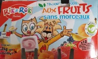 Rik & Rok Yaourt Brassé Aux Fruits 12x100g