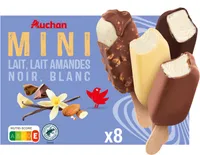 MINILait, lait amandes, noir, blanc
