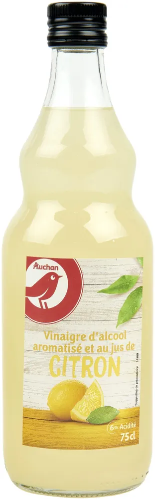 Vinaigre d'alcool au jus de citron 6% acidité