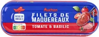 Filets de maquereaux tomate et basilic
