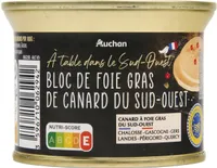 Bloc de foie gras de canard du Sud Ouest