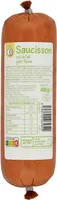 Saucisson cuit à l'ail goût fumé