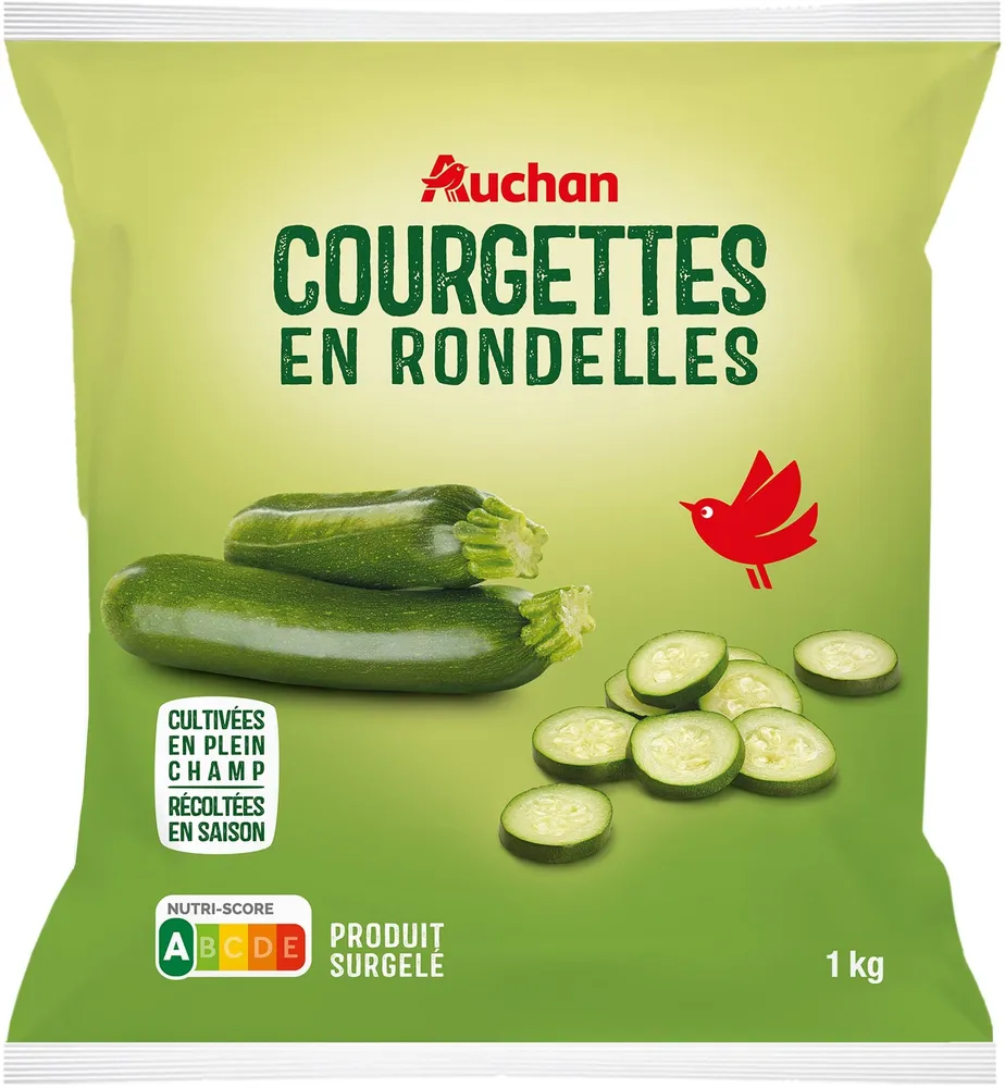 Courgettes en rondelles