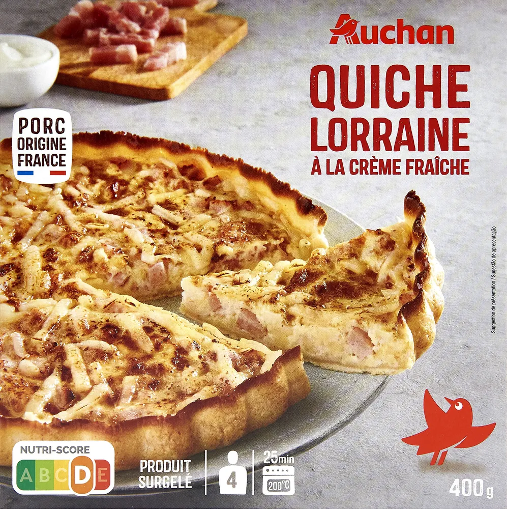 Quiche Lorraine à la crème fraîche