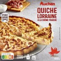 Quiche Lorraine à la crème fraîche