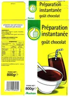 Préparation instantanée goût chocolat