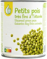 Petits pois très fins à l'étuvée