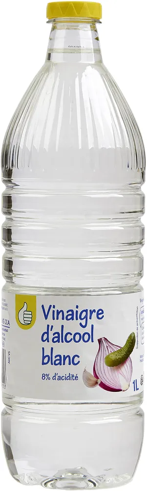 Vinaigre d'alcool blanc 8% d'acidité