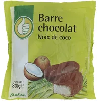 Barre chocolat noix de coco