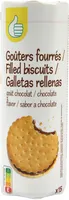 Gouters fourres goût chocolat