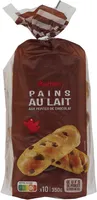 Pains au lait aux pépites de chocolat