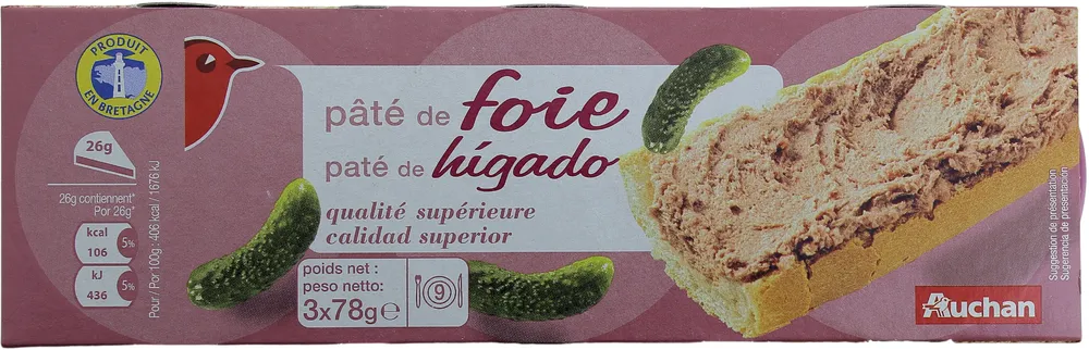 Pâté de foie qualité supérieure