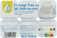 Fromage frais au lait demi-écrémé