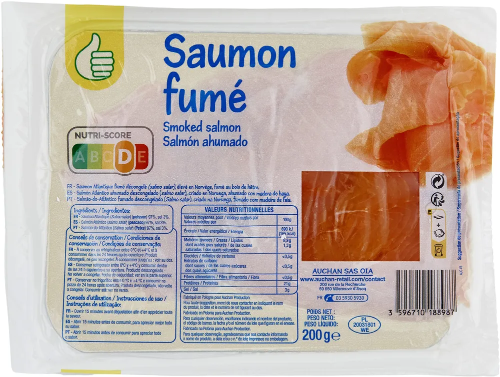 Saumon fumé