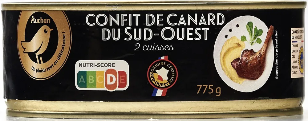 Confit de canard du Sud-Ouest 2 cuisses