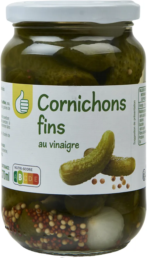 Cornichons fins au vinaigre