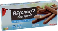 Bâtonnets gourmands chocolat au lait