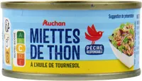 Miettes de thon à l'huile de tournesol