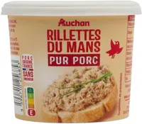Rillettes du Mans pur porc sans conservateur