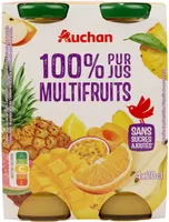 100% Pur jus multifruitsSans sucres ajoutés** Comme tous les jus de fruits. Contient les sucres naturellement présents dans les fruits.