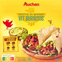 KIT Burritos8 galettes de blé + sauce cuisinée + sachet d'épices
