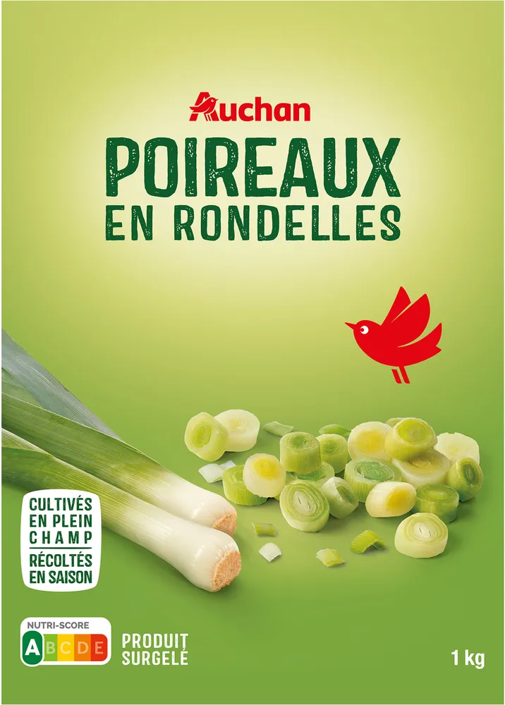 Poireaux en Rondelles