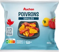 Poivrons jaunes et rouges