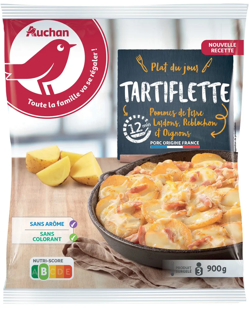 Tartiflette - Pommes de terre, lardons, reblochon et oignons