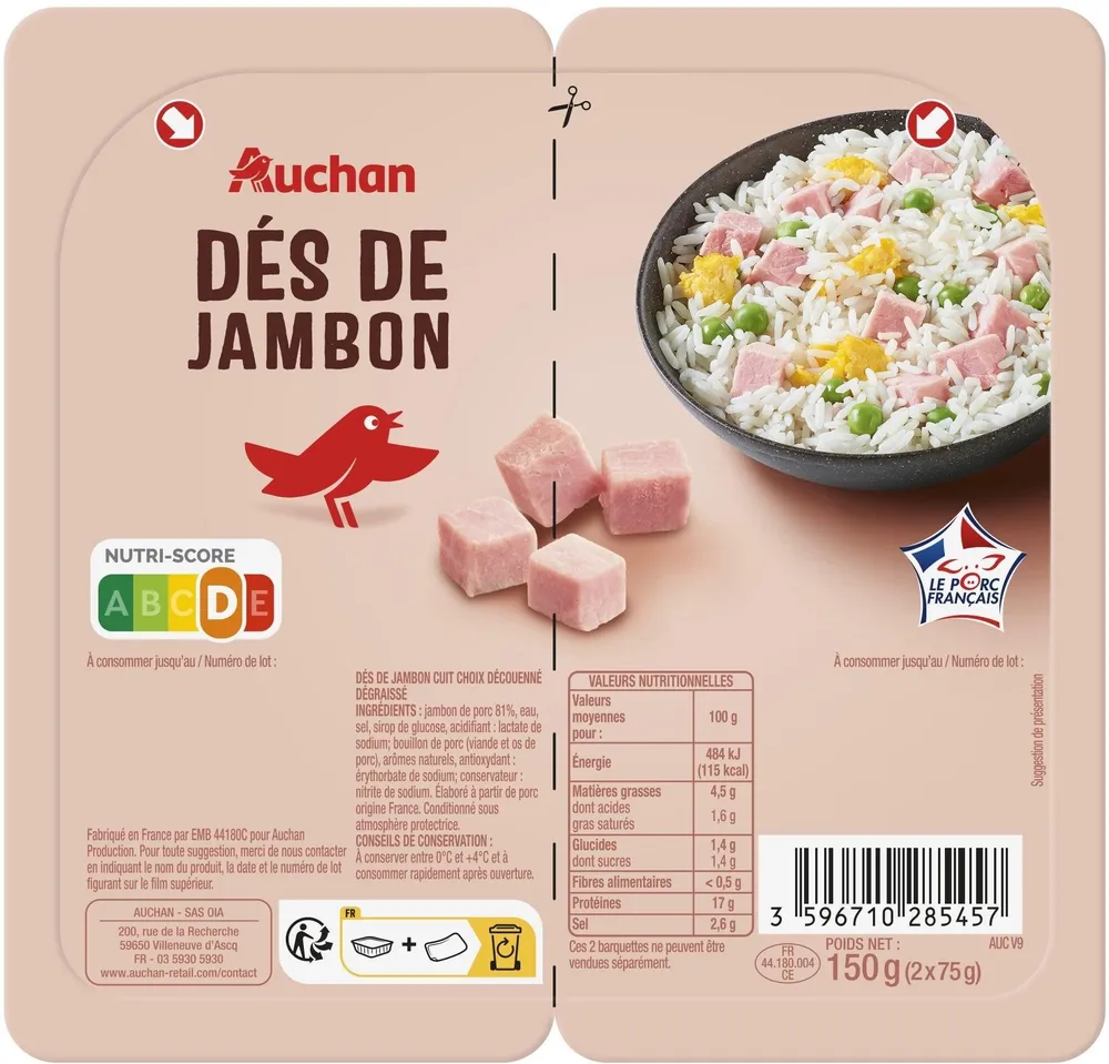 Dés de jambon
