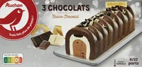 Trois chocolatssauce chocolat