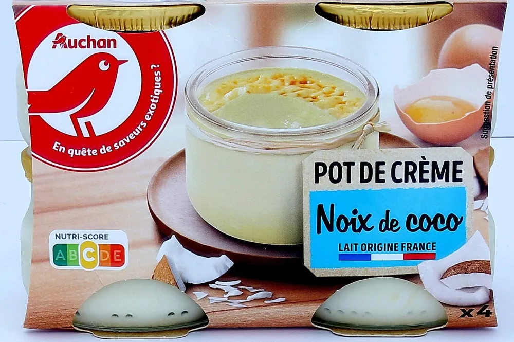 Pot de crèmeNoix de coco