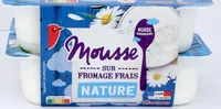 MousseSUR FROMAGE FRAISNATURENUAGE GOURMAND