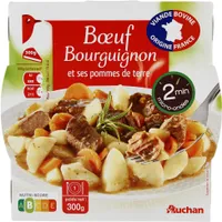 Boeuf bourguignon et ses pommes de terre
