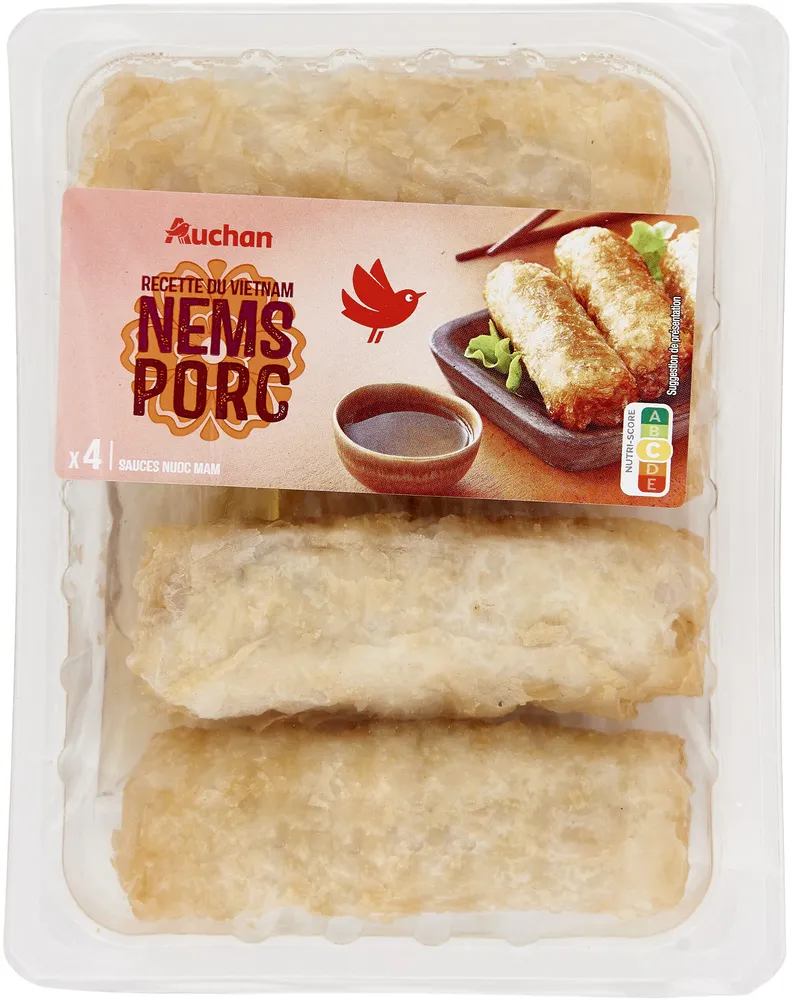 Recette du vietnamnems porcx4 / sauces nuoc mam