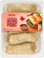 RECETTE D'ASIE8 nems au porc avec sauce nuoc mam PICTO : 8 nems + 3 sachets de sauce