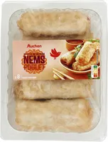 RECETTE D'ASIEnems volaille menthe sauce nuoc mam8 nems + 3 sachets de sauce