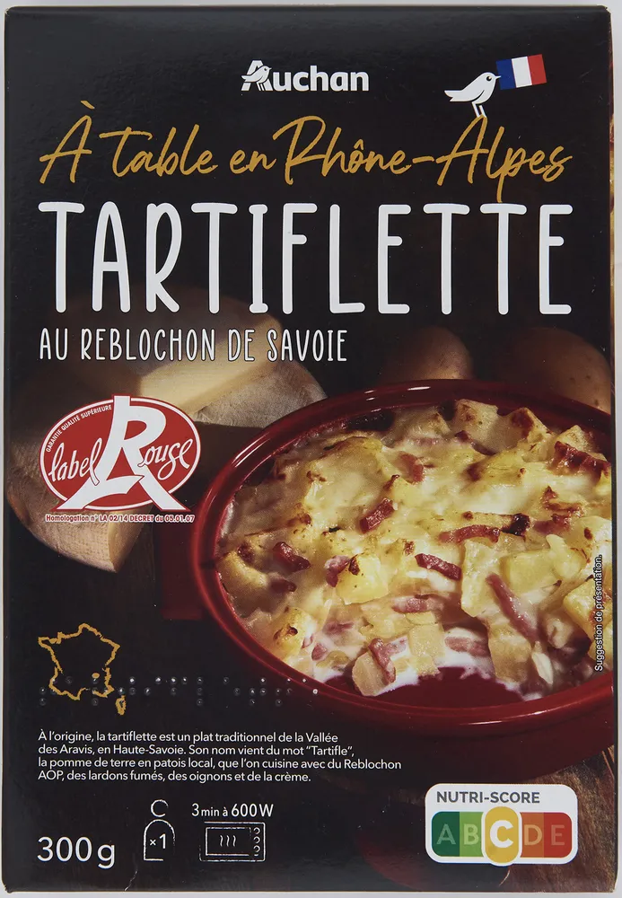 Tartiflette au reblochon de savoie